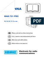 Manual MAK-721 PRO