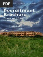 HNLU Recruitment Brochure