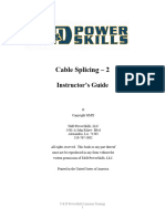 Cable Splicing 2 Instructors Guide