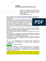 Resolucion 2385-1980 Habilitacion Consultorios