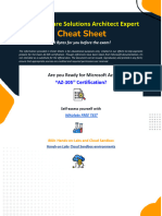 Cheat Sheet Azure Solutions Architect Expert AZ 305