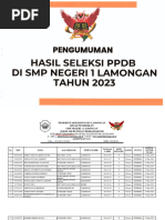 Pengumuman PPDB SMPN 1 Lamongan TP 2023 2024 1