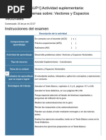 Suplementaria Algebra Lineal