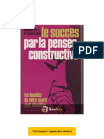 Le Succès Par La Pensée Constructive