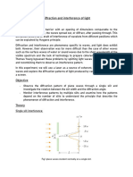 Interference and Diffraction