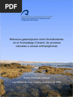 Moluscos Gasterópodos Como Bioindicadores en El Archipiélago Canario de Procesos Naturales A Causas Antropogénicas