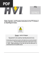 Manual de Uso - High Voltage Inc. PTS100