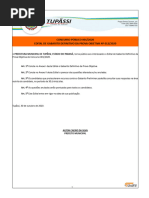 2020 Prefeitura de Tupassi PR Engenheiro Civil Gabarito