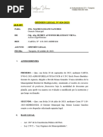 Opinion Legal - Convenio Interinstitucional de Productor Financieros Préstamos Personales Bajo La Modalidad de Descuentopor Planialla