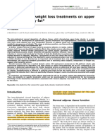 The Effects of Weight Loss Treatments On Upper and Lower Body Fat