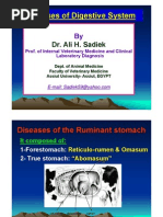 Ruminal Acidosis/Rumen Overload For Vet. Students /ali Sadiek