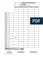 Formato de Horario de Permanencia Agost2016