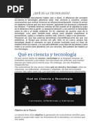 Ciencia y Tecnología