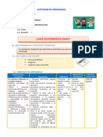 D1 A1 Sesion Com. ¿Qué Vestimenta Usas