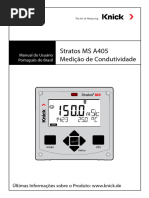 Manual Stratos MS A405 Cond PT BR Knick