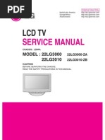 LG 22lg3000 22lg3010 Chassis Ld84a SM (ET)