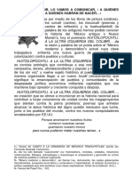 A La Izquierda Del Colibrí PDF