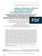 Circuit-Level Modeling and Simulation of Wireless Sensing and Energy Harvesting With Hybrid Magnetoelectric Antennas For Implantable Neural Devices