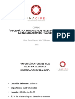 Curso Informática Forense y El Delito de Fraude. 2024 Presencial