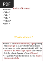 Basics of Patents