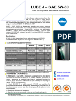 Lube J - Sae 5W-30: Huile 100% Synthèse À Économie de Carburant