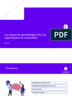 2 - Los Logros de Aprendizaje y La Organización de Contenidos - Idat