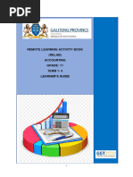 Accounting Grade 11 Relab Activities - Learner's Guide