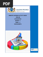 Accounting Grade 11 Relab Activities - Worksheets