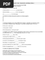 Inglés 1º Eso - Gramática General Temas 1-6