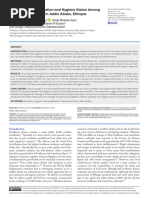 Girmay Et Al 2020 Determinants of Sanitation and Hygiene Status Among Food Establishments in Addis Ababa Ethiopia