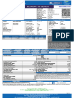 Bill of Supply For Electricity: Area Details Connection Details Supply and Meter Details