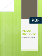 Premed I - Plant Biology Notes 2021 - I