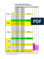 Singapore Management University Academic Calendar AY2024-25 For UG/JD Programmes