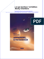 Apprendre Si Par Bonheur 1st Edition Becky Chambers Full Chapter Download PDF