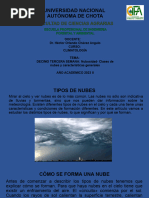 Nubosidad - Clases de Nubes 2023 II