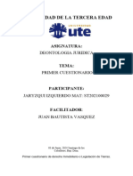 Primer Cuestionario de Legislacion de Tierras