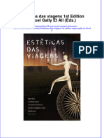 Estéticas Das Viagens 1st Edition Miguel Gally Et All (Eds.) Full Chapter Download PDF