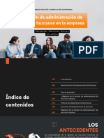 La Función de Administración de Recursos Humanos en La Empresa