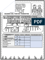 Examen5toGrado3erTrimestre23 24ME