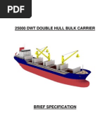 DWT Double Hull Bulk Carrier - Brief - Spec