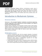 Mechatranics Module 1