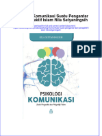 Psikologi Komunikasi Suatu Pengantar Dan Perspektif Islam Rila Setyaningsih Full Chapter Download PDF