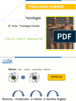 Fisiologia 2a. Aula Fisiologia Celular 2021