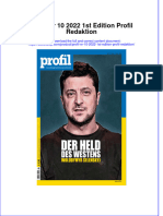 Profil NR 10 2022 1st Edition Profil Redaktion Full Chapter Download PDF