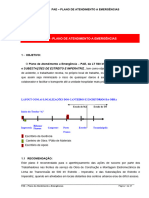 PAE - Plano de Atendimento A Emergências