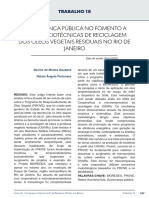 Governanca Publica No Fomento A Redes Sociotecnicas de Reciclagem Dos Oleos Vegetais Residuais No Rio de Janeiro