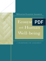 1 Millenium Ecosystems - Human - Wellbeing