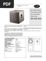 Das Audio Sub 18g Manual Especificaciones Tecnicas