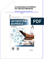 Informática Biomédica 3rd Edition Melchor Sánchez Mendiola Full Chapter Download PDF