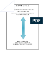 Proposal Gading Berkah Desa Gadingan